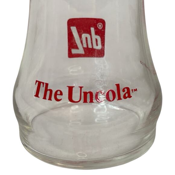 VTG SET OF (2) 7 UP Glass Tumbler THE UNCOLA Upside Down 5" Clear Drinking Cup - Picture 7 of 16